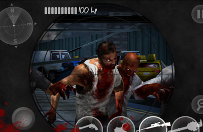 Gameplay screenshots of the N.Y.Zombies 2 for iPad, iPhone or iPod.