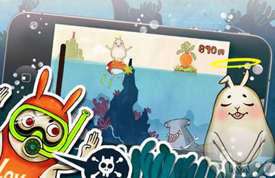 Gameplay screenshots of the Ocean Rabbit for iPad, iPhone or iPod.