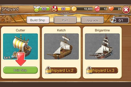 Gameplay screenshots of the Ocean tales for iPad, iPhone or iPod.