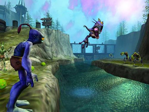 Gameplay screenshots of the Oddworld: Munch's oddysee for iPad, iPhone or iPod.