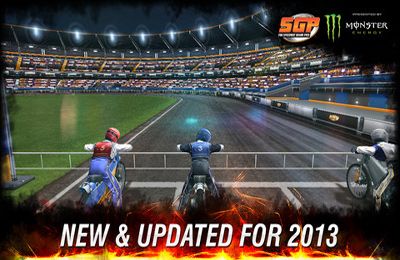 Gameplay screenshots of the Official Speedway GP 2013 for iPad, iPhone or iPod.