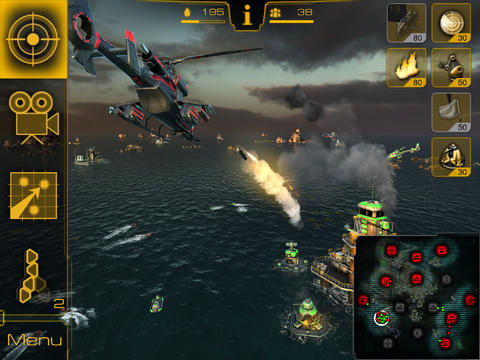 Gameplay screenshots of the Oil Rush: 3D Naval Strategy for iPad, iPhone or iPod.