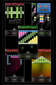 Gameplay screenshots of the Oldschool Blocks for iPad, iPhone or iPod.