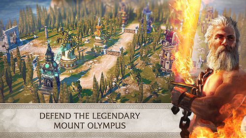 Gameplay screenshots of the Olympus rising for iPad, iPhone or iPod.