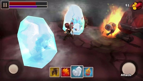 Gameplay screenshots of the Oraia rift for iPad, iPhone or iPod.
