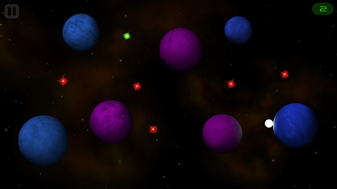 Gameplay screenshots of the ORBB for iPad, iPhone or iPod.