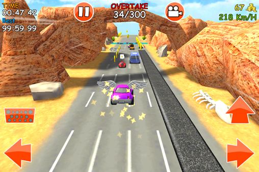 Gameplay screenshots of the Overtaking for iPad, iPhone or iPod.