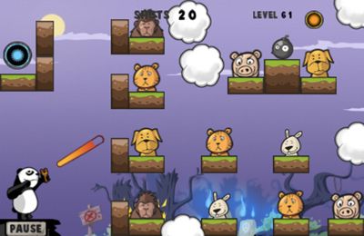 Gameplay screenshots of the Panda's Revenge for iPad, iPhone or iPod.