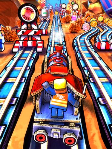 Gameplay screenshots of the Paper train rush for iPad, iPhone or iPod.