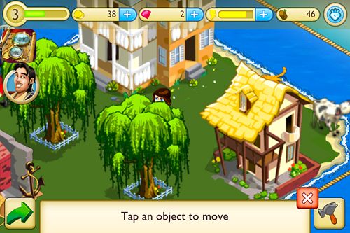 Gameplay screenshots of the Paradise cove for iPad, iPhone or iPod.