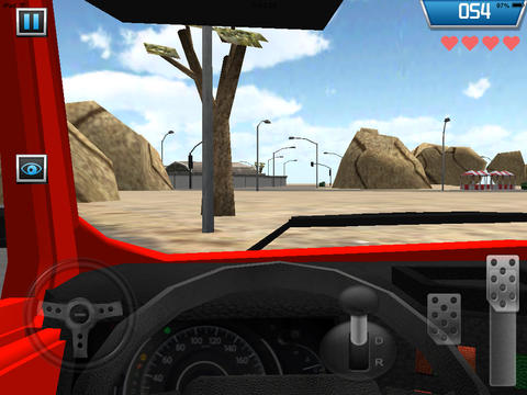 Gameplay screenshots of the Parking 3D Truck for iPad, iPhone or iPod.