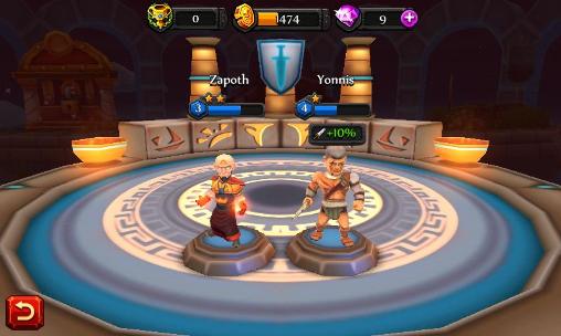 Gameplay screenshots of the Party of heroes for iPad, iPhone or iPod.