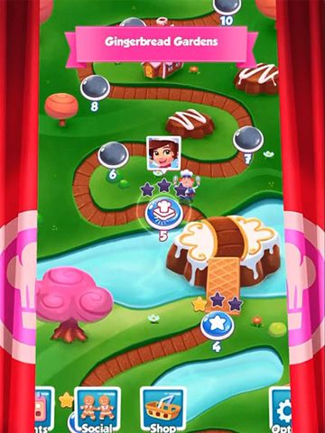 Gameplay screenshots of the Pastry paradise for iPad, iPhone or iPod.
