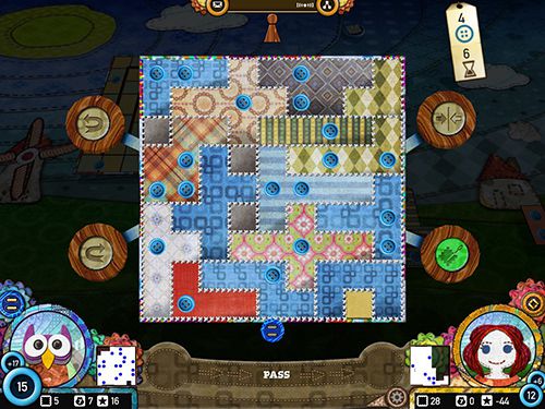 Gameplay screenshots of the Patchwork for iPad, iPhone or iPod.