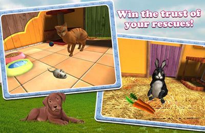 Gameplay screenshots of the PetWorld 3D: My Animal Rescue for iPad, iPhone or iPod.