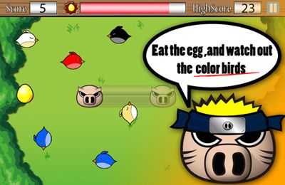 Gameplay screenshots of the Pigs Revenge for iPad, iPhone or iPod.