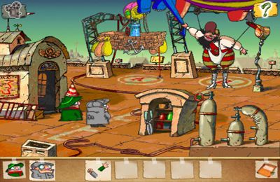 Gameplay screenshots of the Pilot Brothers for iPad, iPhone or iPod.