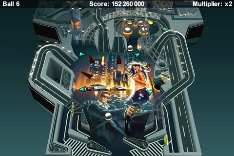 Gameplay screenshots of the Pinball ride for iPad, iPhone or iPod.