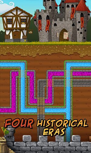 Gameplay screenshots of the Pipe roll 2: Ages for iPad, iPhone or iPod.