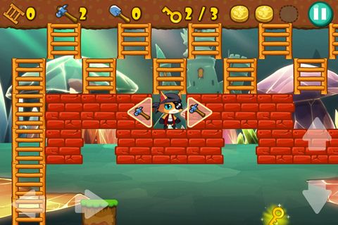 Gameplay screenshots of the Pirate cat for iPad, iPhone or iPod.
