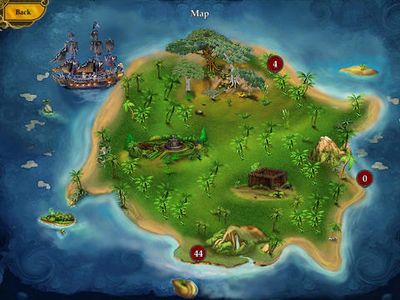 Gameplay screenshots of the Pirate Mysteries for iPad, iPhone or iPod.