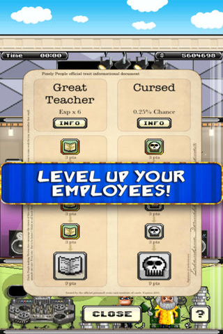 Gameplay screenshots of the Pixely People Making Movies for iPad, iPhone or iPod.