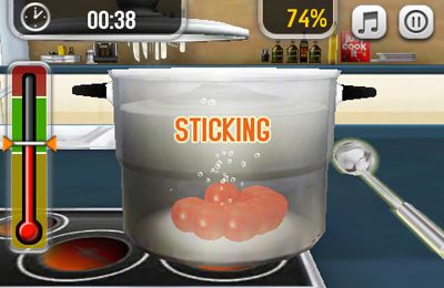 Gameplay screenshots of the Pocket Chef for iPad, iPhone or iPod.
