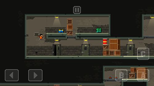 Gameplay screenshots of the Prison: Run and gun for iPad, iPhone or iPod.
