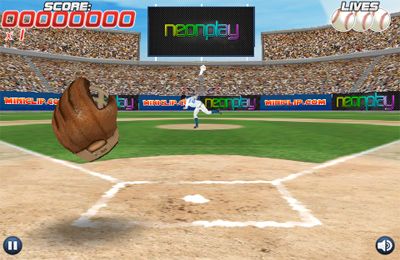 Gameplay screenshots of the Pro Baseball Catcher for iPad, iPhone or iPod.