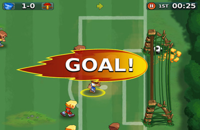 Gameplay screenshots of the Pure Fun Soccer for iPad, iPhone or iPod.