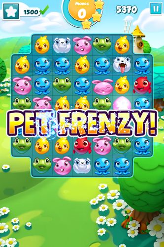 Gameplay screenshots of the Puzzle pets for iPad, iPhone or iPod.