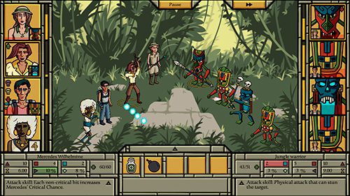 Gameplay screenshots of the Quest to Aztlan for iPad, iPhone or iPod.