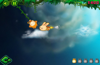 Gameplay screenshots of the Rabbit Relay for iPad, iPhone or iPod.