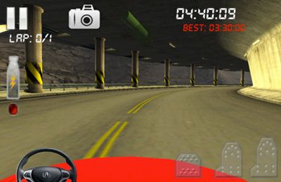 Gameplay screenshots of the Race Gear-Feel 3d Car Racing Fun & Drive Safe for iPad, iPhone or iPod.