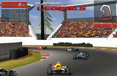 Gameplay screenshots of the Racing Legends for iPad, iPhone or iPod.