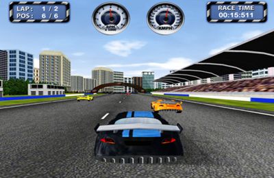 Gameplay screenshots of the Racing Thrill for iPad, iPhone or iPod.