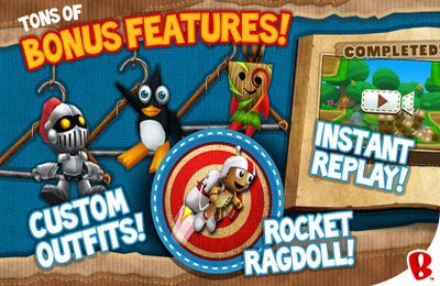 Gameplay screenshots of the Ragdoll Blaster 3: Deluxe for iPad, iPhone or iPod.