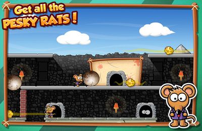 Gameplay screenshots of the Rat Fishing for iPad, iPhone or iPod.