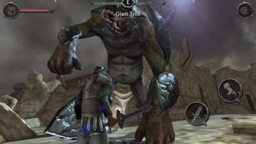 Gameplay screenshots of the Ravensword: Shadowlands for iPad, iPhone or iPod.