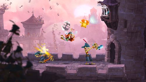Gameplay screenshots of the Rayman adventures for iPad, iPhone or iPod.