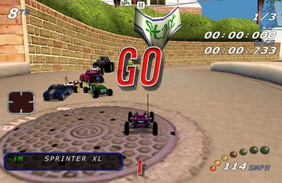 Gameplay screenshots of the Re-Volt Classic for iPad, iPhone or iPod.