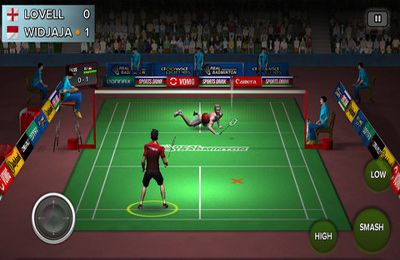 Gameplay screenshots of the Real Badminton for iPad, iPhone or iPod.