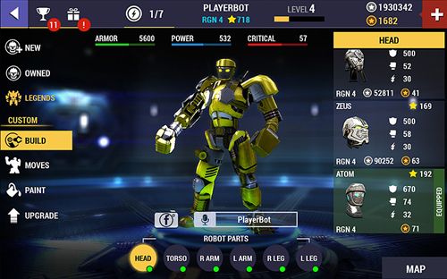 Gameplay screenshots of the Real steel: Champions for iPad, iPhone or iPod.