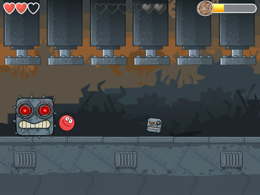 Gameplay screenshots of the Red ball 4 for iPad, iPhone or iPod.