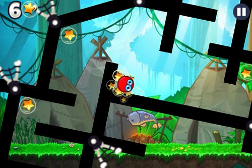 Gameplay screenshots of the Red spinball for iPad, iPhone or iPod.