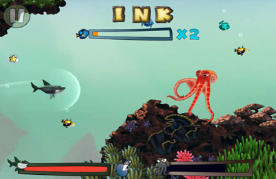 Gameplay screenshots of the Reef Run for iPad, iPhone or iPod.