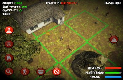 Gameplay screenshots of the Requiem Z for iPad, iPhone or iPod.