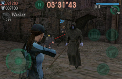 Gameplay screenshots of the Resident Evil Mercenaries VS for iPad, iPhone or iPod.