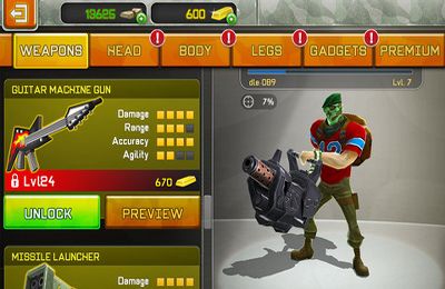 Gameplay screenshots of the Respawnables for iPad, iPhone or iPod.