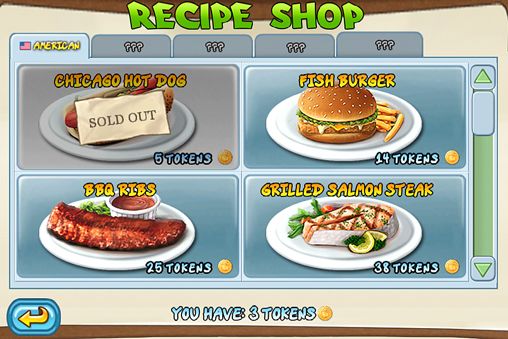 Gameplay screenshots of the Restaurant rush for iPad, iPhone or iPod.